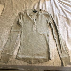 Ralph Lauren  fitted gray shirt